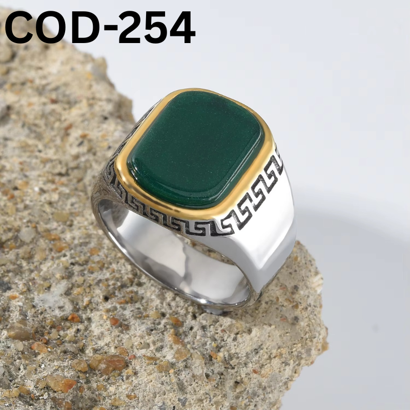 Panna Stone Finger Ring COD-254